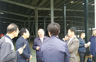 市委常委、常務(wù)副市長(zhǎng)吳祖明調(diào)研愛(ài)德時(shí)代新能源項(xiàng)目的建設(shè)工作-軟電池車(chē)間凈化工程（志遠(yuǎn)凈化）施工中