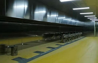 1月11日，河南省焦作市中央大廚房裝修凈化工程施工進(jìn)度