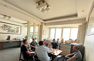 9月9日，中鐵十七局領(lǐng)導(dǎo)蒞臨我司實地考察交流